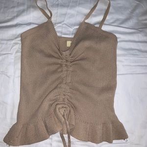 TAN TANK TOP